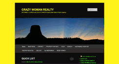 Desktop Screenshot of crazywomanrealty.com