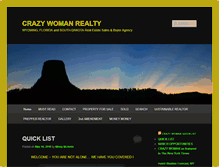 Tablet Screenshot of crazywomanrealty.com